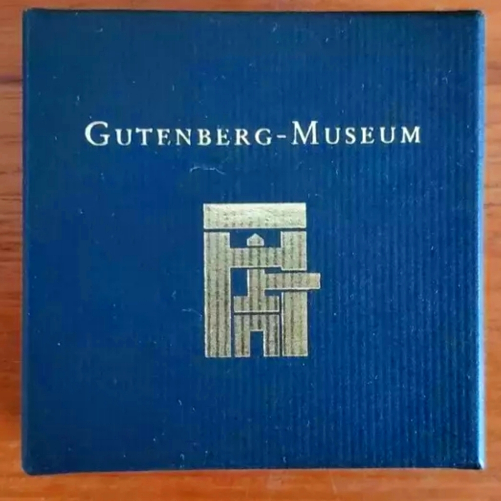 Gutenberg-Museum Tiny Lords Prayer